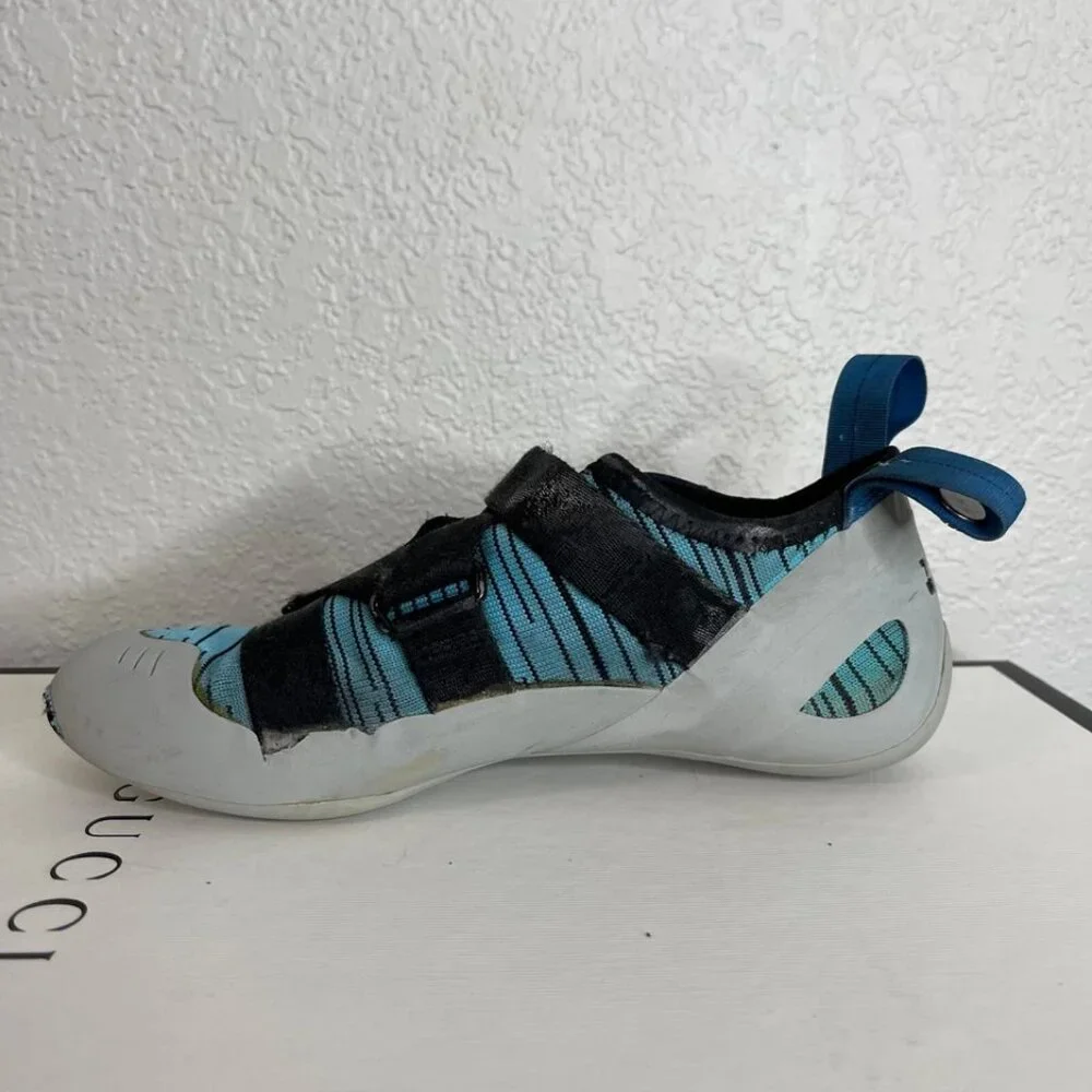 Butora Comet Rental Climbing Shoes Blue Grey Black Strappy Men's‎ 39.5 EU/7 US